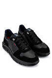 Callaghan Erkek Hakiki Deri Siyah Sneakers & Spor Ayakkabı 618 55301 ERK AYK SK23/24 NEGRO