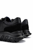 Callaghan Erkek Hakiki Deri Siyah Sneakers & Spor Ayakkabı 618 55301 ERK AYK SK23/24 NEGRO