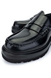 Callaghan Erkek Hakiki Deri Siyah Loafer Ayakkabı 618 52310 ERK AYK SK24-25 NEGRO