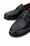 Tamer Tanca Erkek Hakiki Deri Siyah Loafer Ayakkabı 537 3515 ERK AYK SK24-25 SIYAH BFL/GYK