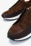 Valmenti Erkek Hakiki Deri Sneakers & Spor Ayakkabı 1092 V2222 ERK AYK SK24-25 KAHVE DR/SUET