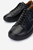 Valmenti Erkek Hakiki Deri Siyah Deri Sneakers & Spor Ayakkabı 1093 2570 ERK AYK SK24-25 SIYAH DR