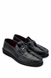 Tamer Tanca Erkek Hakiki Deri Siyah Loafer Ayakkabı 863 R02 ERK AYK SK24-25 SIYAH