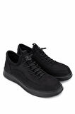 Tamer Tanca Erkek Hakiki Deri Siyah Nubuk Sneakers & Spor Ayakkabı 298 9169-F412 ERK AYK Y25 SIYAH NBK