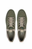 Tamer Tanca Erkek Hakiki Deri Yeşil Nubuk Sneakers & Spor Ayakkabı 298 9169-F412 ERK AYK Y25 OLIVE DANTE
