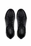Tamer Tanca Erkek Hakiki Deri Siyah Sneakers & Spor Ayakkabı 298 2931-2526 ERK AYK Y25 SYH NBK/SYH DR