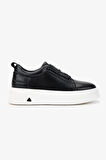 Valmenti Erkek Hakiki Deri Siyah Deri Sneakers & Spor Ayakkabı 298 2963-8223 ERK AYK Y25 SIYAH DR
