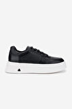 Valmenti Erkek Hakiki Deri Siyah Sneakers & Spor Ayakkabı 298 2965-8223 ERK AYK Y25 SIYAH