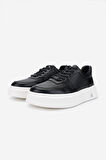 Valmenti Erkek Hakiki Deri Siyah Sneakers & Spor Ayakkabı 298 2965-8223 ERK AYK Y25 SIYAH