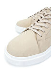 Tamer Tanca Erkek Hakiki Deri Bej Sneakers & Spor Ayakkabı 352 22292 ERK AYK Y25 BEJ NBK
