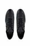 Tamer Tanca Erkek Hakiki Deri Siyah Floter Sneakers & Spor Ayakkabı 352 22350 ERK AYK Y25 SIYAH FLTR