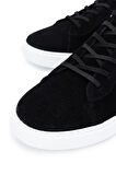 Tamer Tanca Erkek Hakiki Deri Siyah Süet Sneakers & Spor Ayakkabı 352 22351 ERK AYK Y25 SIYAH SUET