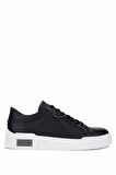Tamer Tanca Erkek Hakiki Deri Siyah Deri Sneakers & Spor Ayakkabı 352 22053 ERK AYK Y25 SIYAH DR
