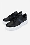 Valmenti Erkek Hakiki Deri Siyah Deri Sneakers & Spor Ayakkabı 352 22308 ERK AYK Y25 SIYAH DR