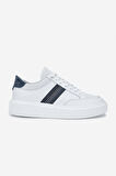 Valmenti Erkek Hakiki Deri Beyaz Sneakers & Spor Ayakkabı 352 22308 ERK AYK Y25 BEYAZ DR
