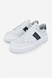 Valmenti Erkek Hakiki Deri Beyaz Sneakers & Spor Ayakkabı 352 22308 ERK AYK Y25 BEYAZ DR