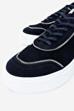 Valmenti Erkek Hakiki Deri Lacivert Süet Sneakers & Spor Ayakkabı 352 22323 ERK AYK Y25 LACI SUET