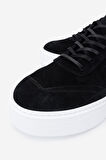 Valmenti Erkek Hakiki Deri Siyah Süet Sneakers & Spor Ayakkabı 352 22332 ERK AYK Y25 SIYAH SUET