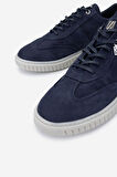 Valmenti Erkek Hakiki Deri Lacivert Nubuk Sneakers & Spor Ayakkabı 352 22212 ERK AYK Y25 LACI NBK