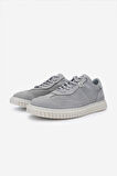 Valmenti Erkek Hakiki Deri Gri Nubuk Sneakers & Spor Ayakkabı 352 22212 ERK AYK Y25 GRI NBK