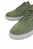 Tamer Tanca Erkek Hakiki Deri Yeşil Sneakers & Spor Ayakkabı 352 22234 ERK AYK Y25 YESIL SUET