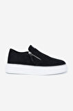 Valmenti Erkek Hakiki Deri Siyah Nubuk Sneakers & Spor Ayakkabı 352 22243 ERK AYK Y25 SIYAH NBK