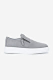 Valmenti Erkek Hakiki Deri Gri Nubuk Sneakers & Spor Ayakkabı 352 22243 ERK AYK Y25 GRI NBK