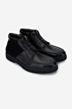 Valmenti Erkek Hakiki Deri Siyah Casual Bot 01 2075 ERK BOT SK24-25 SIYAH