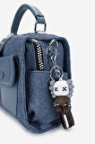 Valmenti Kadın Vegan Omuz Çanta 921 26896 BN CANTA SK24-25 DENIM BLUE