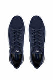 Tamer Tanca Erkek Hakiki Deri Lacivert Nubuk Sneakers & Spor Ayakkabı 352 22292 ERK AYK Y25 LACI NBK