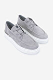 Valmenti Erkek Hakiki Deri Gri Sneakers & Spor Ayakkabı 352 22253 ERK AYK Y25 GRI SUET