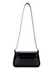 Tamer Tanca Kadın Vegan Siyah Rugan Omuz Çanta 921 26754-1 BN CNT Y25 BLACK SHINING