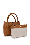 Tamer Tanca Kadın Vegan Camel Omuz Çanta 921 26955 BN CNT Y25 CAMEL