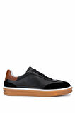 Tamer Tanca Erkek Hakiki Deri Siyah Sneakers & Spor Ayakkabı 978 300 ERK AYK Y25 SIYAH