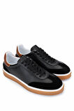 Tamer Tanca Erkek Hakiki Deri Siyah Sneakers & Spor Ayakkabı 978 300 ERK AYK Y25 SIYAH