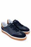 Tamer Tanca Erkek Hakiki Deri Lacivert Sneakers & Spor Ayakkabı 978 300 ERK AYK Y25 LACIVERT