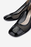 Valmenti Kadın Hakiki Deri Comfort Ayakkabı 611 H62021-386 BN AYK Y25 BLACK / BLACK