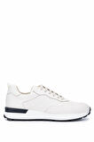 Tamer Tanca Erkek Hakiki Deri Fildişi Sneakers & Spor Ayakkabı 1093 1231 ERK AYK Y25 FILDISI