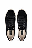 Tamer Tanca Erkek Hakiki Deri Siyah Süet Sneakers & Spor Ayakkabı 1093 0046 ERK AYK Y25 SIYAH SUET