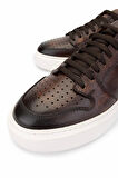 Tamer Tanca Erkek Hakiki Deri Taba Sneakers & Spor Ayakkabı 1093 054 ERK AYK Y25 TABA ALK