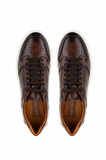 Tamer Tanca Erkek Hakiki Deri Taba Sneakers & Spor Ayakkabı 1093 054 ERK AYK Y25 TABA ALK