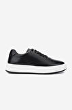 Valmenti Erkek Hakiki Deri Siyah Sneakers & Spor Ayakkabı 1093 2276 ERK AYK Y25 SIYAH