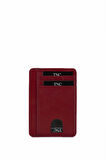 Tamer Tanca Unisex Hakiki Deri Bordo Kartlık 688 1012 KRTLK Y25 BORDO