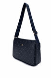 Tamer Tanca Kadın Vegan Lacivert Desen Omuz Çanta 743 2323 BN CANTA SK24-25 LACI GFRJ
