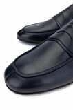 Tamer Tanca Erkek Hakiki Deri Lacivert Loafer Ayakkabı 1008 3419 ERK AYK Y25 LACI DR