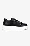 Valmenti Erkek Hakiki Deri Siyah Deri Sneakers & Spor Ayakkabı 1110 105 ERK AYK Y25 SIYAH DR