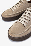 Valmenti Erkek Hakiki Deri Bej Süet Sneakers & Spor Ayakkabı 1111 502 ERK AYK Y25 BEJ SUET