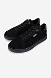 Valmenti Erkek Hakiki Deri Siyah Süet Sneakers & Spor Ayakkabı 352 22268 ERK AYK Y25 SIYAH SUET