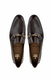 Tamer Tanca Erkek Hakiki Deri Kahverengi Klasik Ayakkabı 342 9158 ERK AYK Y25 KAHVE