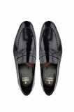 Tamer Tanca Erkek Hakiki Deri Siyah Klasik Ayakkabı 342 9149 ERK AYK Y25 SIYAH